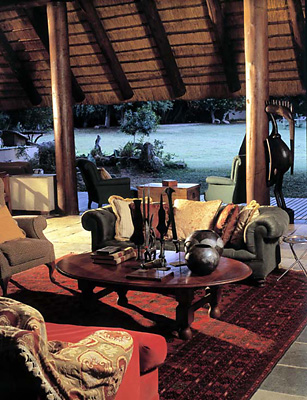 Ngala Lodge lounge area