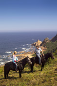 Horseback riding on the cliffs