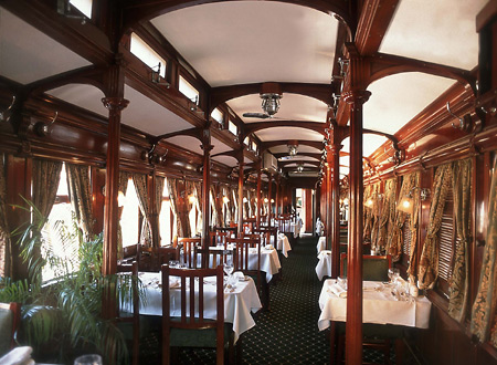 Rovos Rail 42-seater dining car