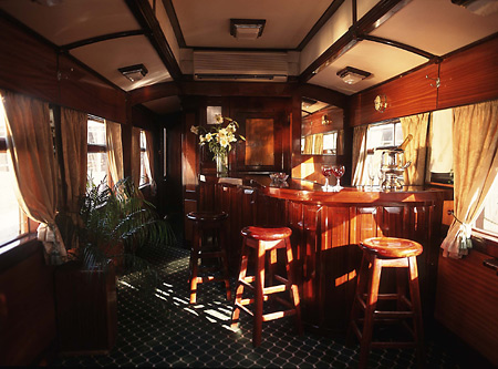 Rovos Bar aboard the Diner Car