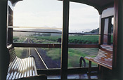 View from Rovos Rail's Observation Car