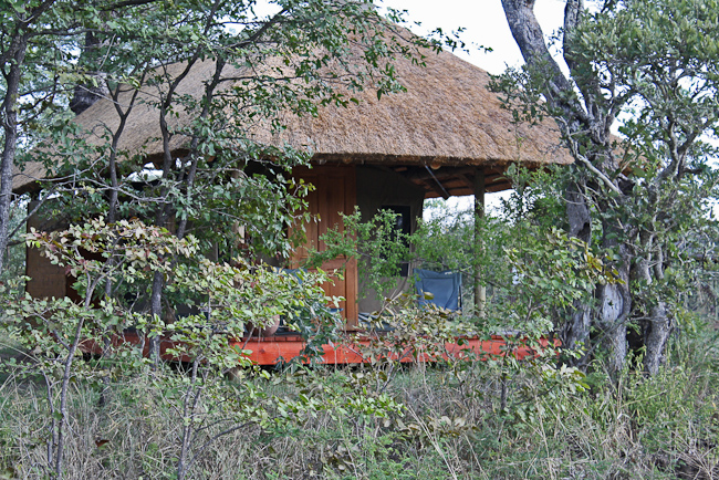 View of Shindzela tented accommodation