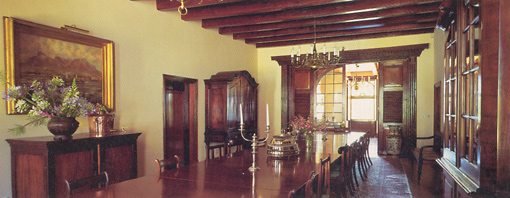 Steenberg's Original Manor House Dining Room