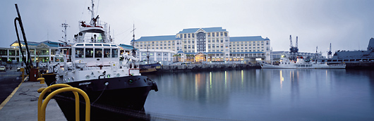 Table Bay Hotel overlooks the harbour and yacht bay
