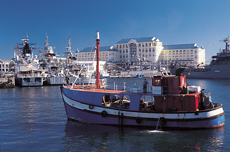 Table Bay Hotel on the historic working harbour