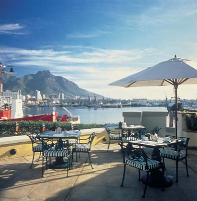 Table Bay patio and harbour