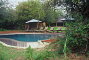 Swimming pool and deck, Tanda Tula Safari Camp