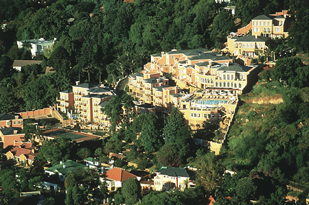 The lovely Westcliff Hotel from above