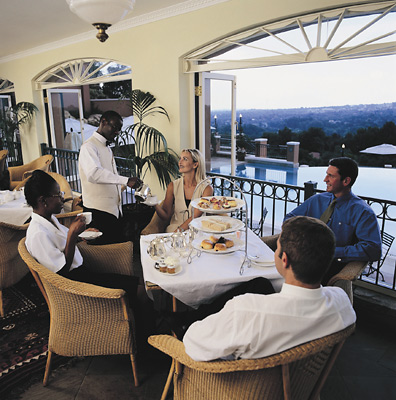 The Conservatory offers all-day light dining with a view