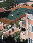 The Westcliff's tennis court