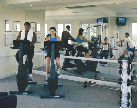Westcliff's gym and spa