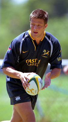 2001 Springbok Rugby Captain Bobby Skinstad