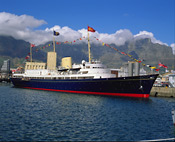 Royal Yacht Britania in Cape Town Harbour 