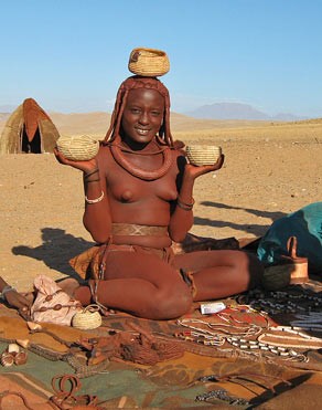 Himba lady at Serra Cafema