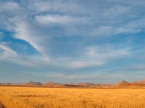 Lovely landscape at Desert Rhino Camp