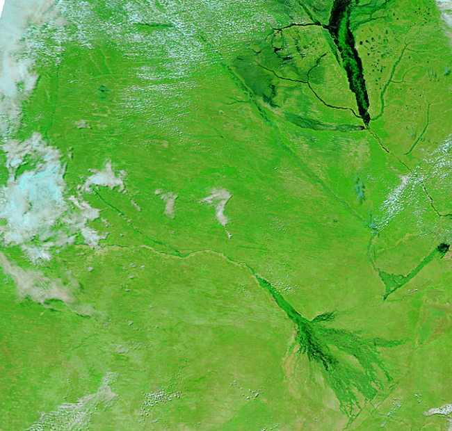 Satellite image on Mar 09, 2010